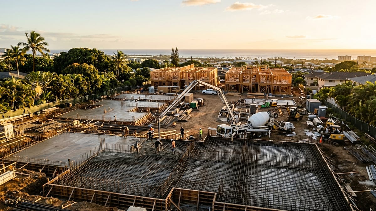 Hawaii’s Construction Sector: Strong Growth Projected Through 2026 for Homeowners and Developers