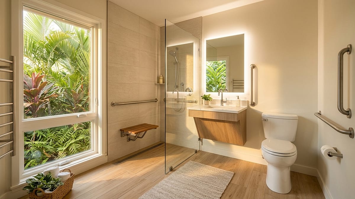 The Real Cost of an Aging-in-Place Bathroom Remodel on Oahu (2026 Guide)