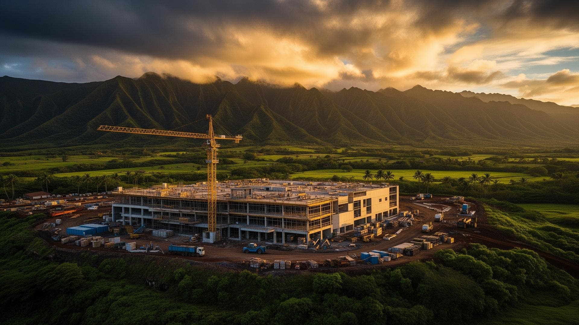 Warrior Construction job site in Hawaii