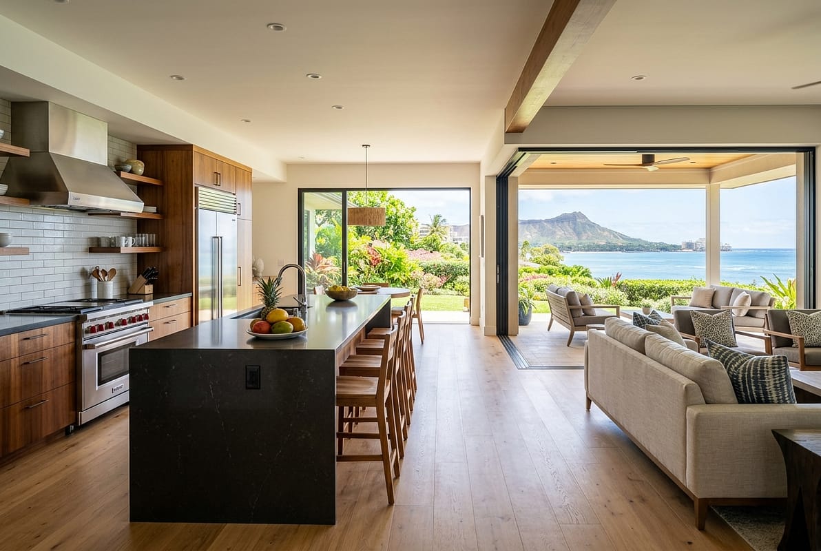 Is an Open-Concept Kitchen a Good Investment in Hawaii? — Warrior Construction Hawaii