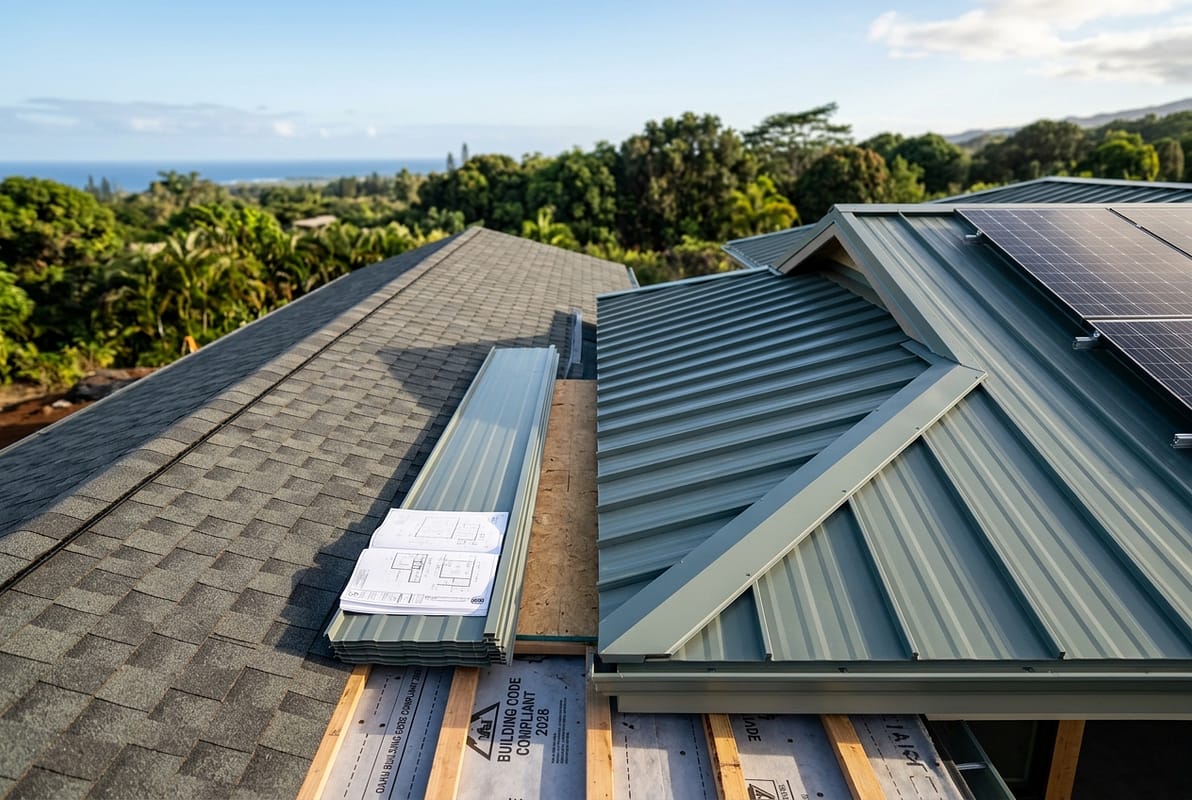 How Do the New 2026 Oahu Building Codes Affect My Roofing Choice? — Warrior Construction Hawaii