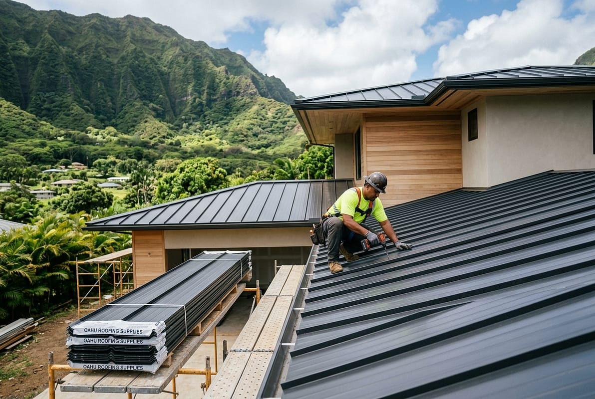 How Much Does a New Metal Roof Cost on Oahu in 2026? — Warrior Construction Hawaii