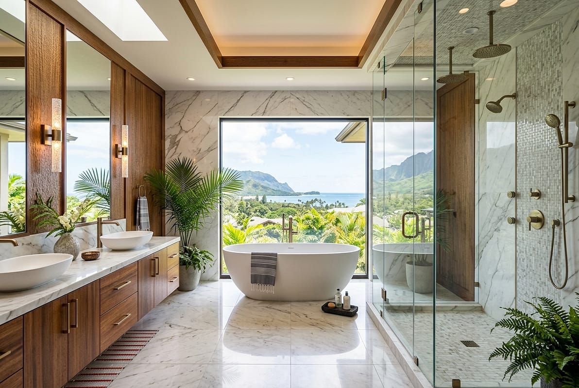 How Much Does a High-End Master Bathroom Renovation Cost in Honolulu? — Warrior Construction Hawaii