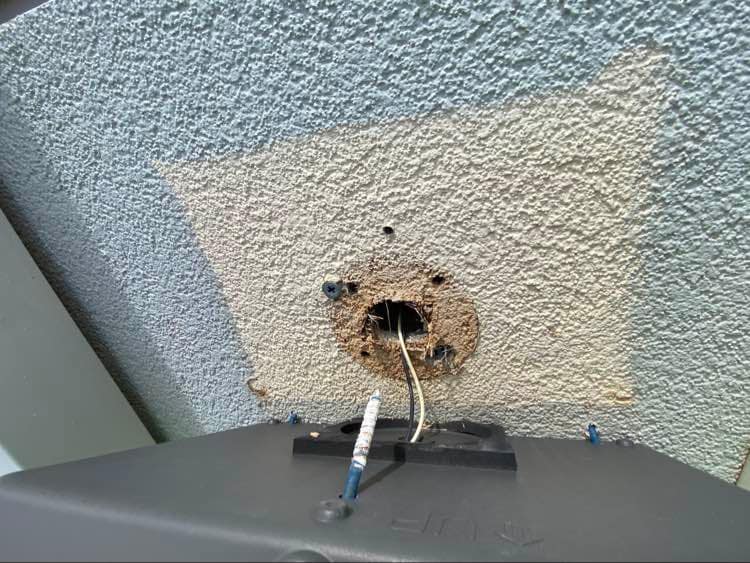 Extra Space Storage Maui facility exterior electrical repair