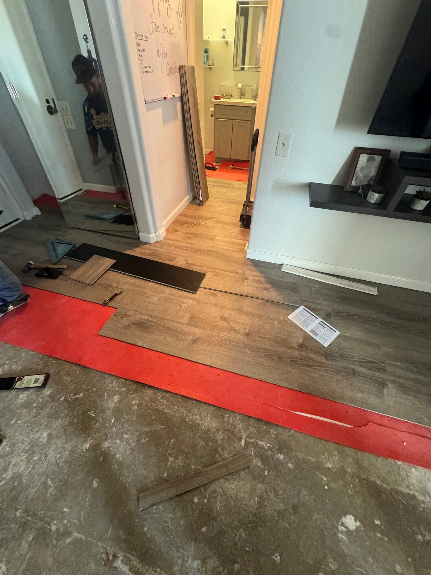 Restoration work in progress
