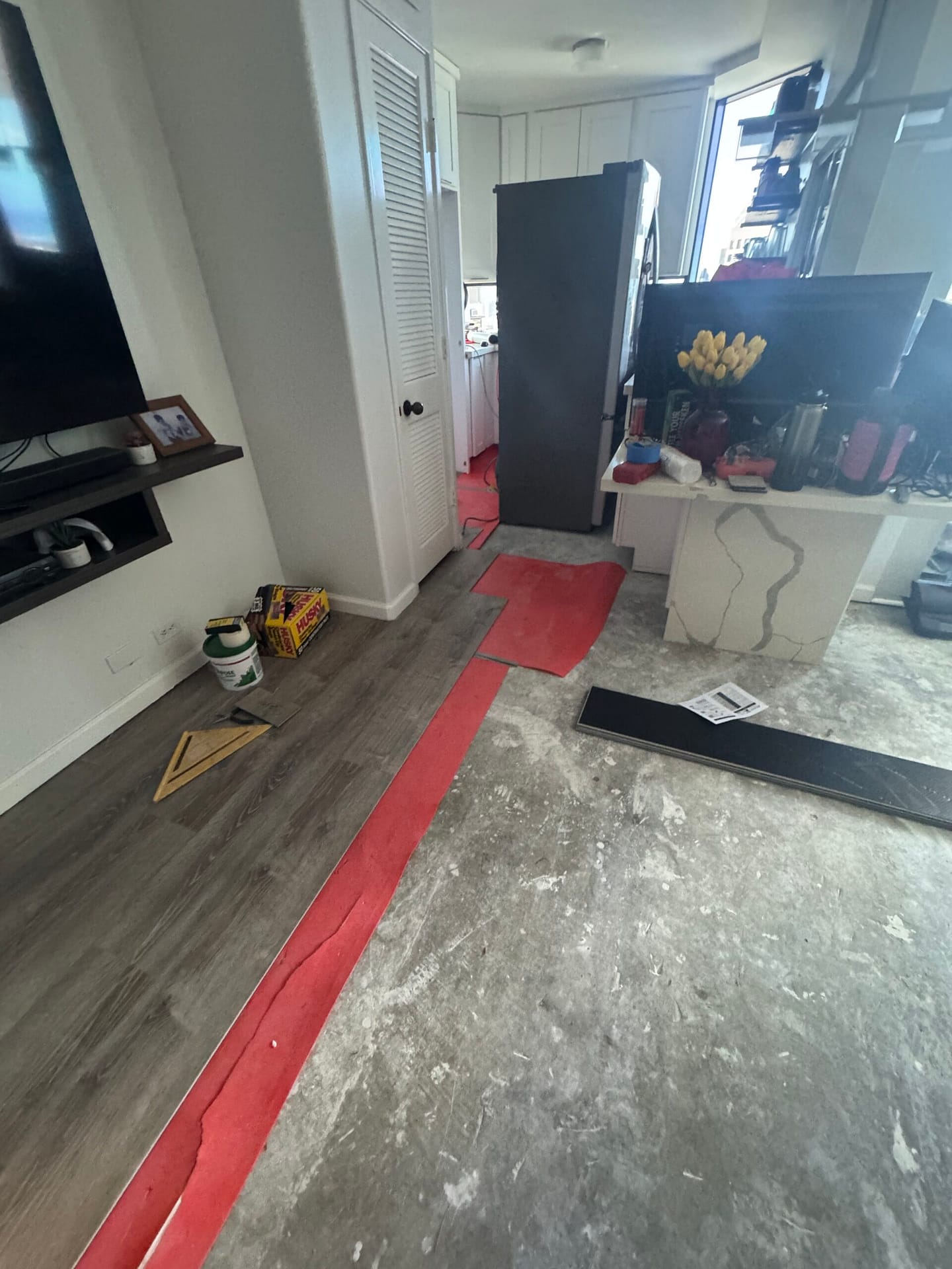 Restoration work in progress